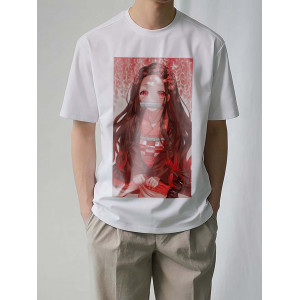 Tricou bazat pe anime-ul „Kimetsu no Yaiba”
